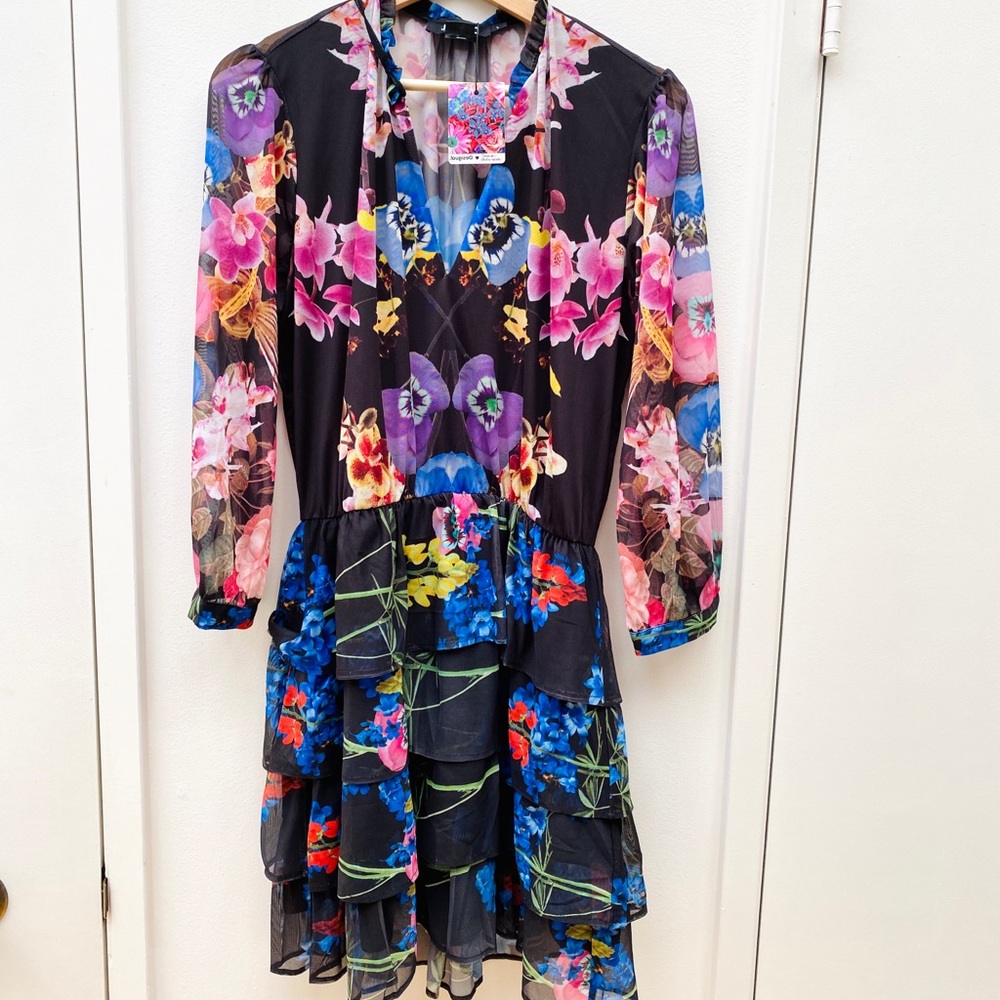 DESIGUAL M. Christian Lacroix orchid dress - Picture 7 of 11